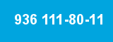 936 111-80-11